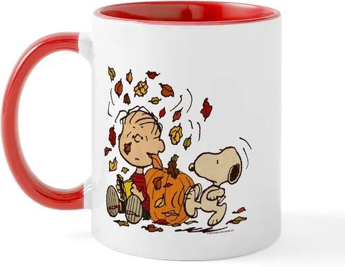 Miniatura 23 de CafePress Snoopy On Heart Mugs 11 oz (325 ml) Ceramic Coffee Mug
