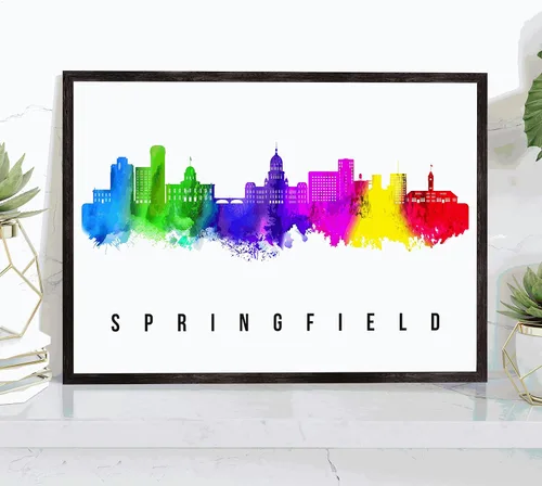 Miniatura 46 de Pera Print Rochester Skyline New York Póster, pintura de paisaje urbano de Nueva York, impresión de paisaje urbano y monumentos, arte de pared