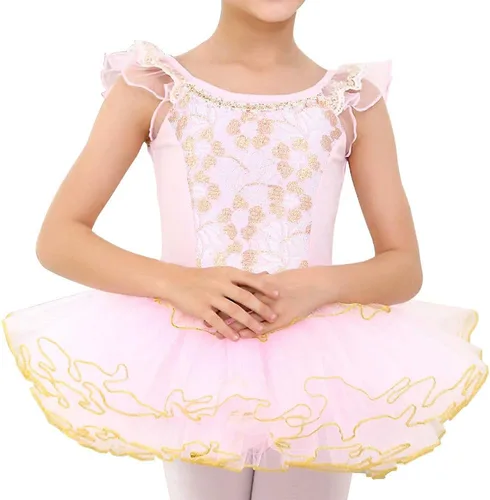 Miniatura 3 de Girls Skirted Leotards Ballet Dance Tutu Princess Dress Ballerina Costumes 3-8Y