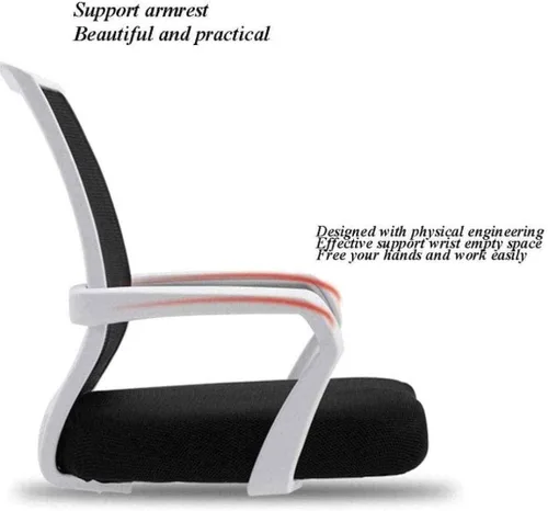 Miniatura 4 de Silla ergonómica de escritorio de oficina, silla giratoria de malla para computadora con silla de oficina, silla de computadora, silla de personal