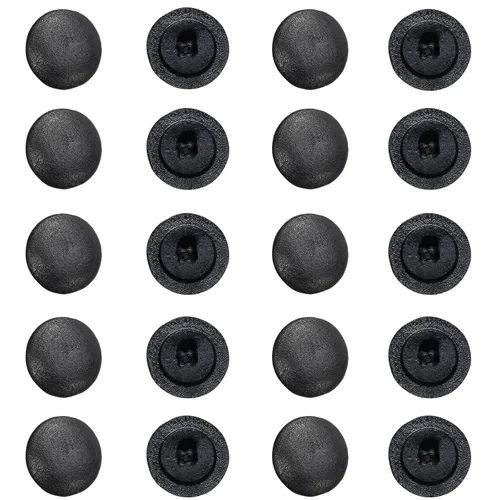 Miniatura 7 de 500 tapas de rosca de plástico, tapas de rosca autorroscantes, cubiertas impermeables para Phillips Potection (negro)