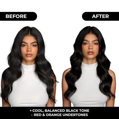 Miniatura 4 de naissant Mascarilla tonificante para cabello negro frío Pigmentos de ultra alta pureza Neutraliza los matices rojos y anaranjados Ácido