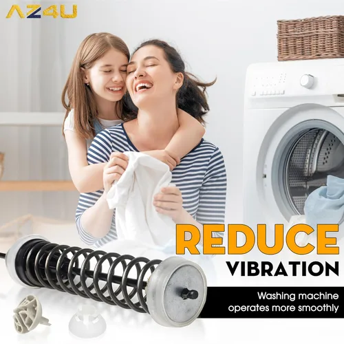 Miniatura 7 de W11217817 Kit de varilla de suspensión de arandela reemplaza W11159470 W11226768 para Whirlpool, Maytag, Amana, Kenmore Washer WTW4855HW1 MVWC465HW2
