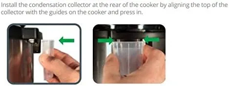 Miniatura 4 de GJS Gourmet Colector de agua de condensación de repuesto compatible con olla a presión multifunción Insignia