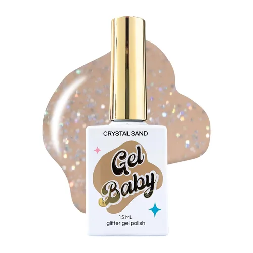 Miniatura 32 de Twinkled T Esmalte de uñas en gel para bebés - De larga duración 15ml, se quita con lámpara LED UV para manicura artística de uñas 0.5oz (Bare Baby)