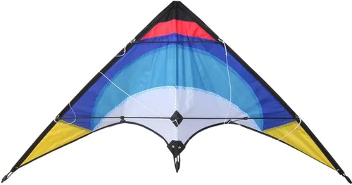 Miniatura 2 de HENGDA KITE - Cometa de rima estelar mejorada de 48 pulgadas, cometa de acrobacias de doble línea para niños y adultos, deportes al aire libre