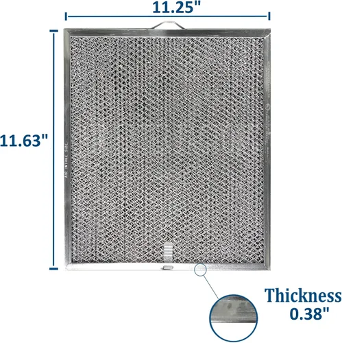 Miniatura 7 de Air Filter Factory Filtro de campana extractora BPQTF, 99010317, QT2000, WA6500, WA65F, S99010317 Reemplazo para Broan Nutone Aluminio Grasa Malla
