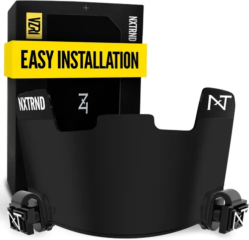 Visera de fútbol americano Nxtrnd VZR1, tecnología de lente plana, se adapta a cascos de fútbol americano para adultos y jóvenes