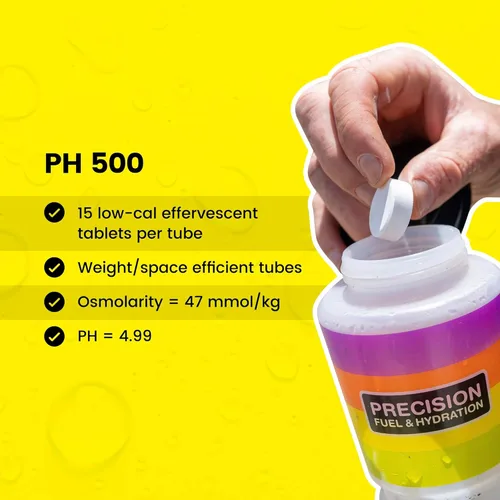 Miniatura 3 de Precision Hydration Tabletas de electrolitos - Tabletas efervescentes de hidratación de múltiples fortalezas - Combate los calambres - Bajas