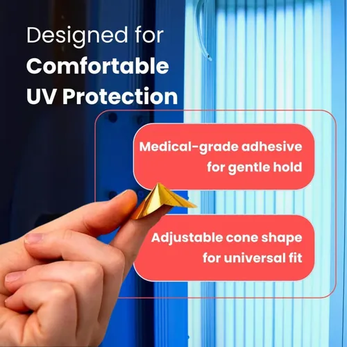 Miniatura 5 de Conos desechables de protección ocular HeeStar para cama de bronceado solar