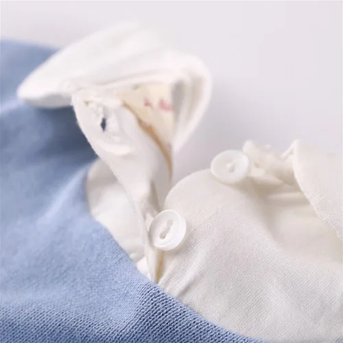 Miniatura 7 de Mameluco de punto con cuello de Peter Pan para bebé, ropa de una sola pieza, overol de ropa de bebé