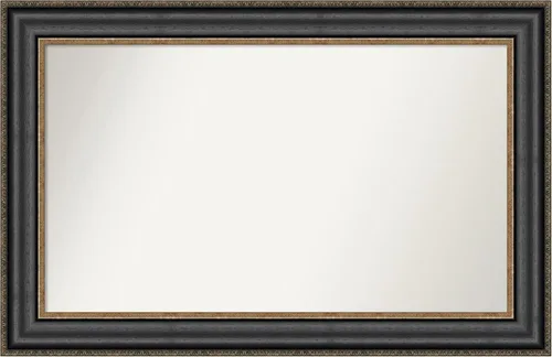 Miniatura 183 de Amanti Art Espejo personalizado, espejo de baño negro puente, espejo de pared o espejo de tocador de baño sobre el fregadero (26 x 26 pulgadas)