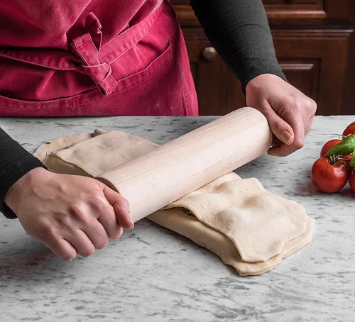 Miniatura 3 de Bellemain Prensa para hacer ravioles Molde Pelmeni, prensa Pierogi, máquina para hacer potstickers, empanadas de carne y dumplings, kit