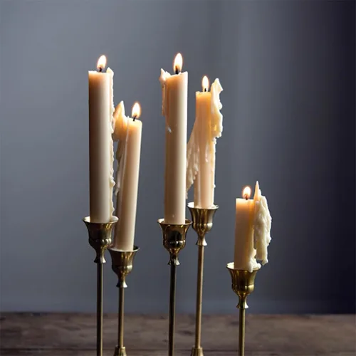 Miniatura 6 de Moldes de vela de silicona de cilindro largo de 6 agujeros, molde de cilindro de pilar en forma de cilindro para vela de aromaterapia, cera de soja