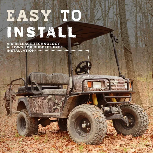 Miniatura 3 de Mossy Oak Graphics Envoltura de camuflaje para carrito de golf, vinilo 3M sin decoloración con acabado mate, muchos patrones de Mossy Oak