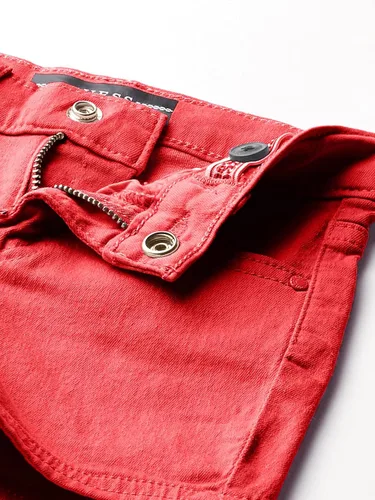 Miniatura 3 de GUESS Pantalón corto de mezclilla elástico con 5 bolsillos para niña