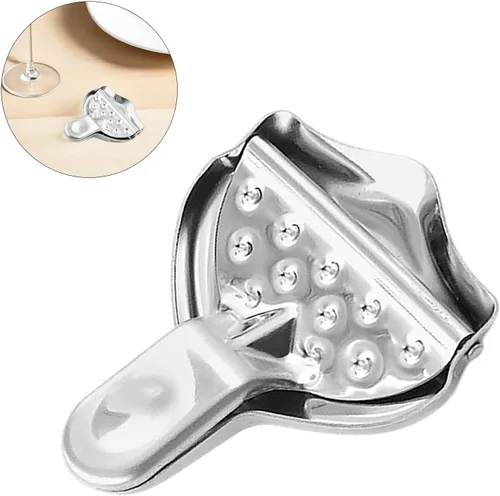 Miniatura 8 de Escariador de cítricos de acero inoxidable, exprimidor manual de prensa de limón resistente, exprimidor portátil de jugo de frutas con diseño