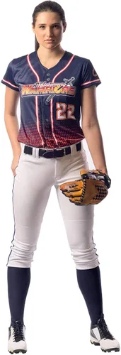 Miniatura 7 de Champro Girls Tournament Traditional Low-Rise Softball Pants with Braid