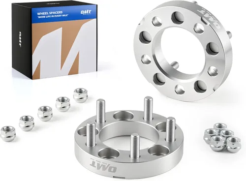 Orion Motor Tech 5x4.5 Espaciadores de rueda, Espaciadores de 1 pulgada con pernos de 1/2-20 Compatibles con Jeep Wrangler TJ YJ Grand Cherokee Ford