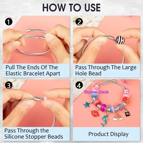 Miniatura 6 de ZYEHXED 20 Piezas Pulsera con Dije de Serpiente Brazaletes Elásticos Expandibles de Acero Inoxidable Pulsera de Serpiente Plateada Para Mujer 20