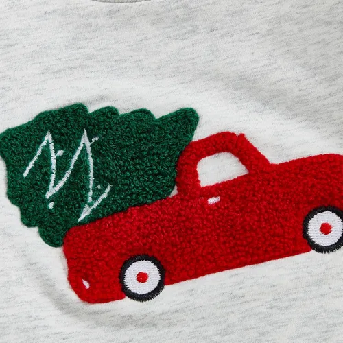 Miniatura 121 de BemeyourBBs Conjunto divertido de sudadera y pantalones de manga larga con letras divertidas para bebé niño y niño