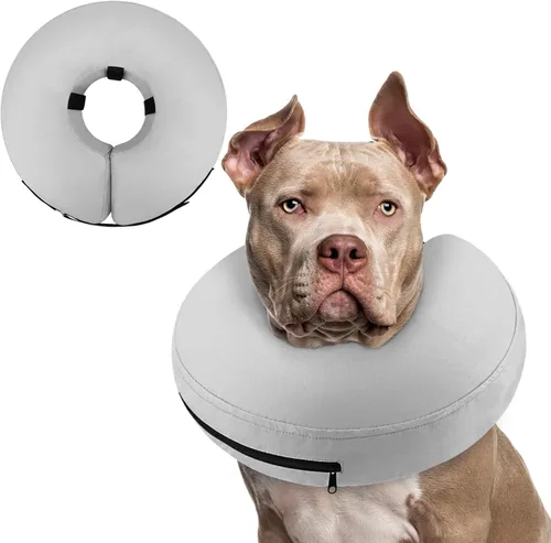 Miniatura 16 de Supet Cono Inflable para Perro para Perros Grandes, Medianos y Pequeños, Collar de Cono Suave para Perros y Gatos, Collar EC para Cuello de Perro