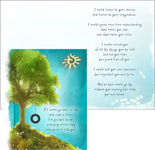 Miniatura 2 de Smiling Wisdom - Tarjeta de felicitación del día de verano ordinaria y set de regalo de recuerdo del sol - mujer, hija, nieta, hermana