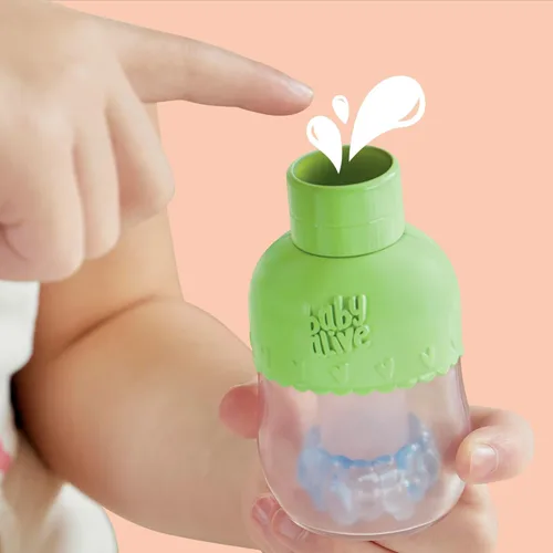 Miniatura 4 de Baby Alive Shampoo Snuggle Berry Boo Cabello Negro - Juego de muñeca bebé de agua de 11 pulgadas, juguetes para niñas y niños de 3 años en adelante