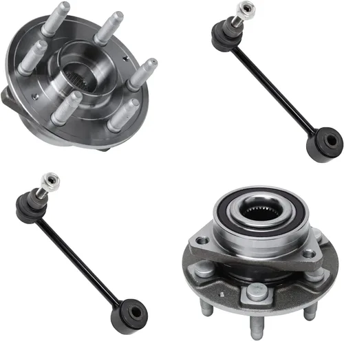 Miniatura 26 de Detroit Axle - Kit de nudillos de dirección delantera izquierda para Ford Edge Lincoln MKX 07-10, cojinete de rueda del lado del conductor, nudillo