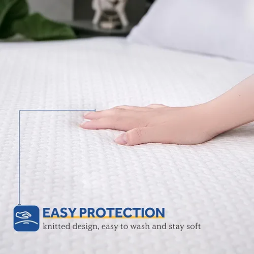Miniatura 4 de Sealy Protector de colchón con calefacción tamaño completo de 54 x 75 pulgadas, calentador de cama eléctrico con calefacción por zonas con bolsillo