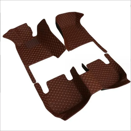 Miniatura 4 de Tapetes para piso de automóvil, de piel sintética impermeable, cobertura completa para la mayoría de los automóviles, SUV y camiones, forros Beige