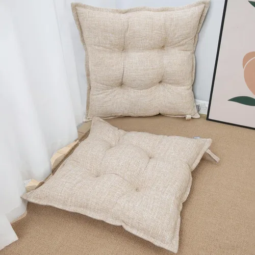 Miniatura 24 de SINSOSSO - Almohadas de suelo grandes de 22 pulgadas, de espuma viscoelástica, cuadradas, antideslizantes, para respaldo de oficina, yoga, asiento