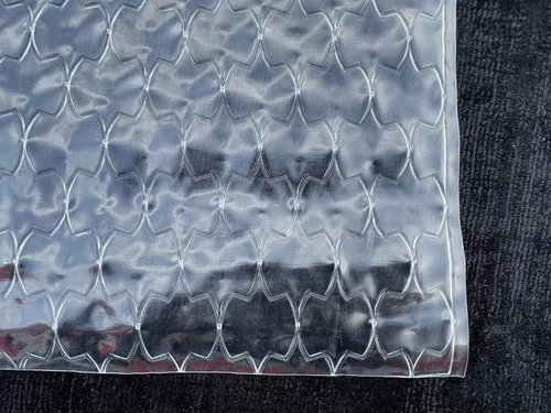 Miniatura 6 de Home Must Haves Protector de piso acanalado de PVC de lujo de plástico transparente para alfombra (27 pulgadas de ancho)
