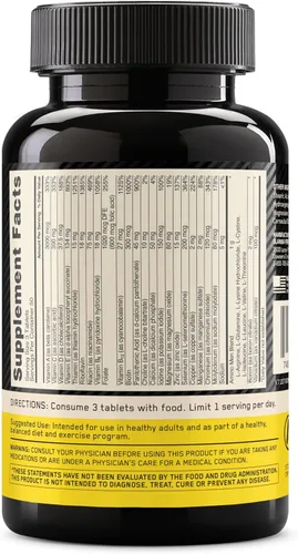 Miniatura 7 de Optimum Nutrition Opti-Men, Vitamina C, Zinc y Vitamina D, E, B12 para Apoyo Inmunológico Suplemento Multivitamínico Diario para Hombres, 150