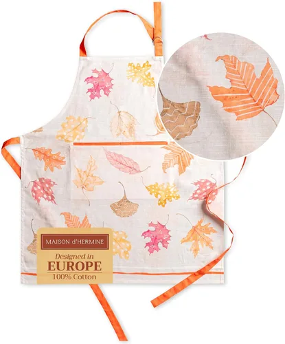 Miniatura 17 de Maison d' Hermine Delantal 100% de algodón para mujeres con bolsillo de cocina delantal de chef para hombres para cocinar primavera verano 001