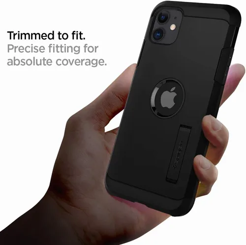Miniatura 2 de Spigen Funda Tough Armor diseñada para Apple iPhone 11 (2019), color negro
