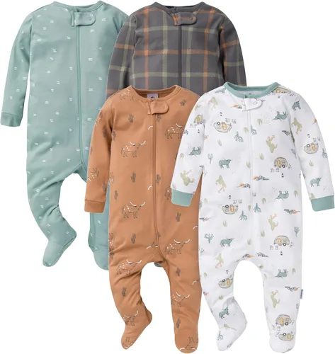 Miniatura 21 de Gerber Sleep 'n Play - Mamelucos para niños, paquete de 4
