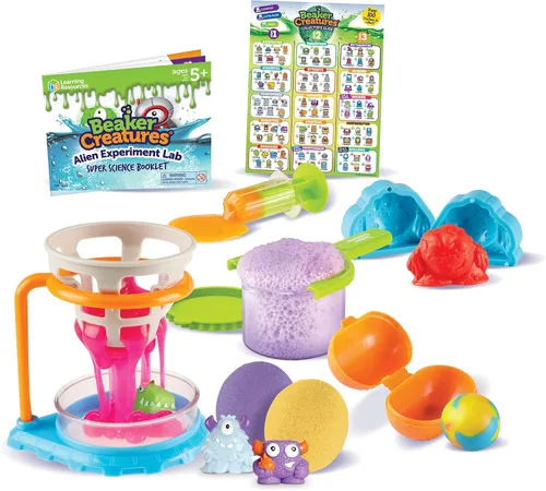 Miniatura 2 de Learning Resources Beaker Creatures Alien Experiment Lab, juego de 18 piezas, a partir de 5 años, exploración científica, kit de ciencia para niños