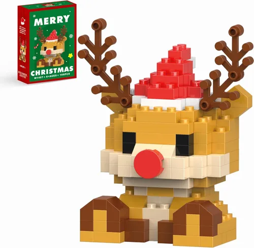 Miniatura 17 de Christmas Advent Calendar 2026 Building Sets Compatible with Lego Christmas 24 Days Countdown Gifts 24 Packs Christmas Model Building Micro Blocks