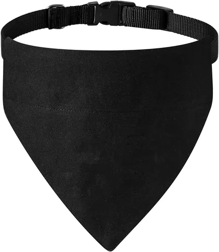 Miniatura 11 de Sublimación en blanco DIY perro bandana collar con hebilla ajustable, fuerte anillo en D para fácil correa de perro bandana, collar ajustable