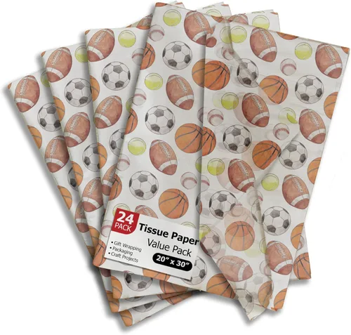 Miniatura 27 de Pro Supply Global Papel de seda impreso con hojas de otoño para bolsas de regalo o cajas y envoltura, papel de seda decorativo de otoño a granel