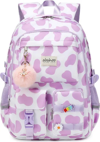 Miniatura 15 de Mochila grande para estudiantes con laptop de abshoo para mujeres universitarias, adolescentes de escuela secundaria y media, bolsa de libros, Beige