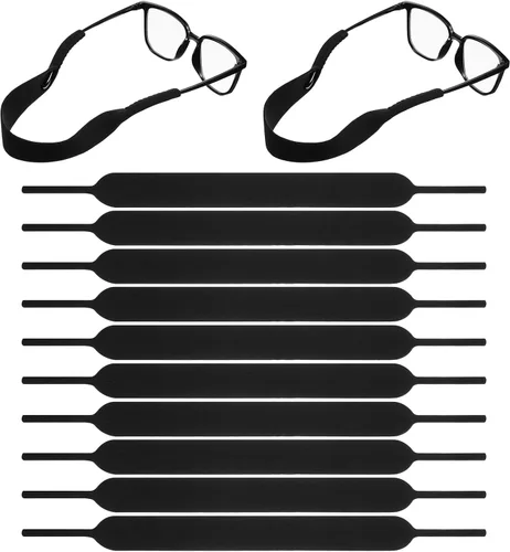 Frienda 10 piezas de retenedor flotante para anteojos, duraderos tirantes de neopreno para anteojos de sol, retenedor flotante para anteojos,