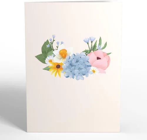 Miniatura 4 de Lovepop Tarjeta desplegable diaria para ella y él – Tarjetas de felicitación 3D para niños, niñas, hombres y mujeres – Cesta de hortensias – Tarjeta