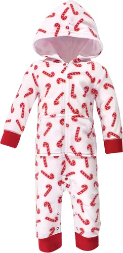 Miniatura 3 de Hudson - Overoles, mamelucos y enteritos de tela polar unisex para bebés
