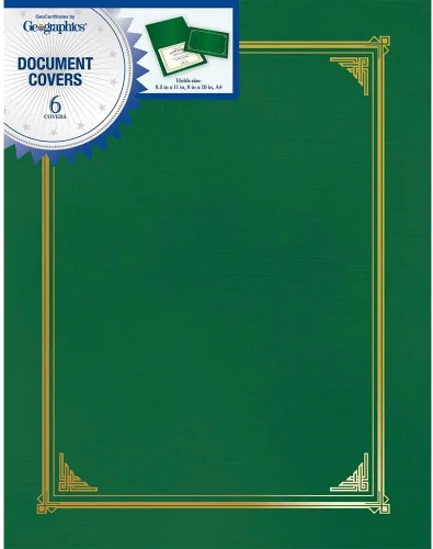 Miniatura 2 de Funda para documentos de lona Geographics, Verde