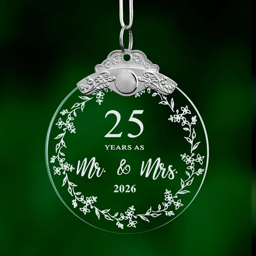 Miniatura 9 de Regalo de 30 aniversario de boda, adorno de Navidad para parejas, padres, marido, esposa, él, ella