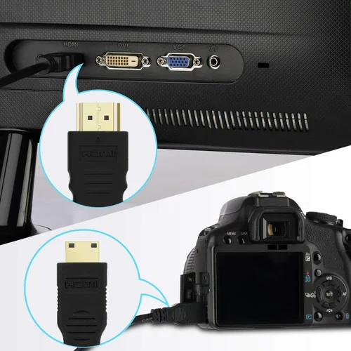 Miniatura 3 de NTQinParts Mini HDMI HDTV Cable Cable para Arzopa 15.6 '' 1080P FHD Portátil Portátil Monitor Portátil