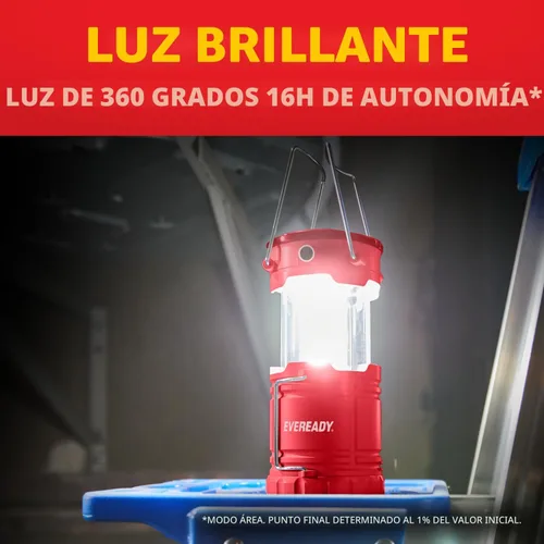 Miniatura 3 de Eveready - Linterna LED para campamento 360 PRO (paquete de 3), luces de tienda superbrillantes, linternas LED resistentes al agua IPX4 para cortes