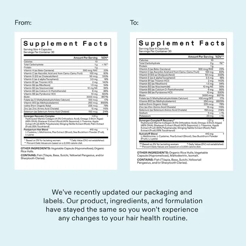 Miniatura 6 de Nutrafol Postpartum Hair Growth Supplements, Clinically Tested for Visibly Thicker Hair and Less Shedding, Breastfeeding-friendly